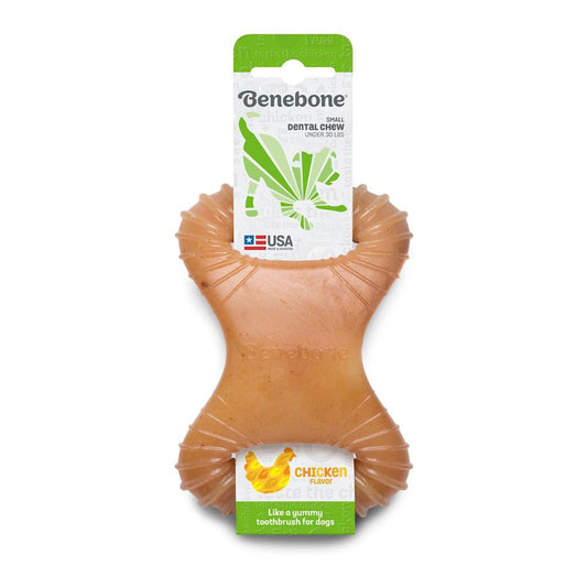 Benebone デンタルチュー チキン味 天然素材　犬用カミカミフレーバートイ　スモールサイズ