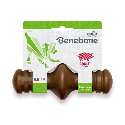 Benebone 天然素材ベーコン味犬用カミカミフレーバートイ ザグラー　スモールサイズ