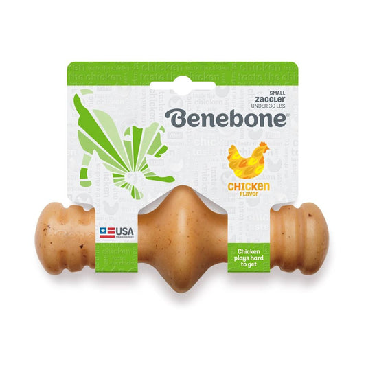 Benebone 天然素材チキン味犬用カミカミフレーバートイ ザグラー　スモールサイズ